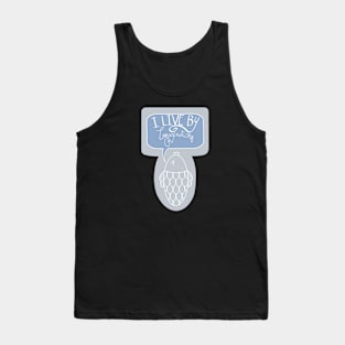 I live by imagination Tank Top